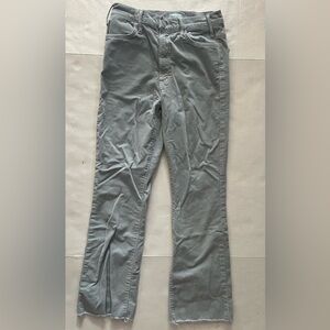 MOTHER The Hustler Ankle Fray Stone Blue Jeans size 27
